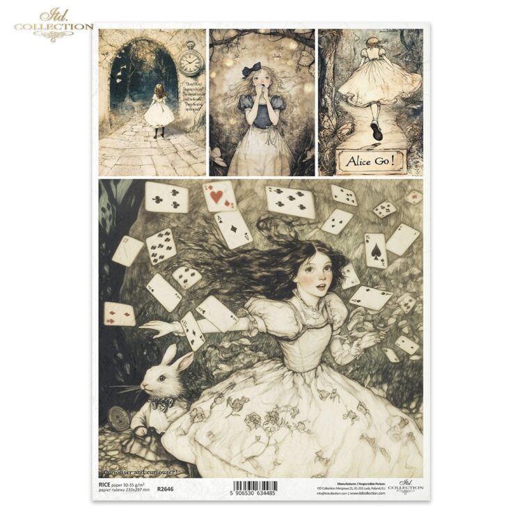 R2646 HÂRTIE DE OREZ DECOUPAGE COLECTIA ITD A4 - R2646 - Imagine 1