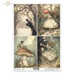 HÂRTIE DE OREZ DECOUPAGE COLECTIE ITD A4 - R2647