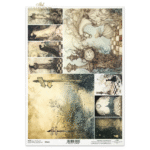 HÂRTIE DE OREZ DECOUPAGE COLECTIE ITD A4 - R2656