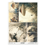 HÂRTIE DE OREZ DECOUPAGE COLECTIA ITD A4 - R2657