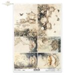 HÂRTIE DE OREZ DECOUPAGE COLECTIE ITD A4 - R2659