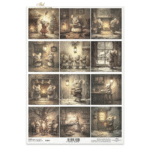 HÂRTIE DE OREZ DECOUPAGE COLECTIE ITD A4 - R2667