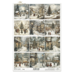 HÂRTIE DE OREZ DECOUPAGE COLECTIE ITD A4 - R2668