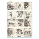 HÂRTIE DE OREZ DECOUPAGE COLECTIE ITD A4 - R2671