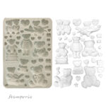 STAMPERIA WHISPERING WOODS MUCEGAI DIN SILICON KACMA557 - Imagine 2