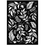 STAMPERIA ART STORIES ȘABLONURI FRUNZE 29.7X42 CM - KSTDA-3006