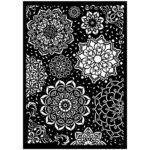 STAMPERIA ART STORIES MANDALA ȘABLON 29.7X42 CM - KSTDA-3007