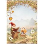 STAMPERIA WHISPERING WOODS DECOUPAGE HÂRTIE A4 - DFSA41060