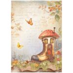 STAMPERIA WHISPERING WOODS DECOUPAGE HÂRTIE A4 - DFSA41061