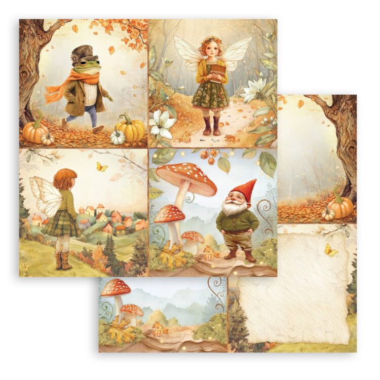 full_SBB1096_1 STAMPERIA WHISPERING WOODS CARTON 30.5/30.5CM - SBB1096 - Imagine 1