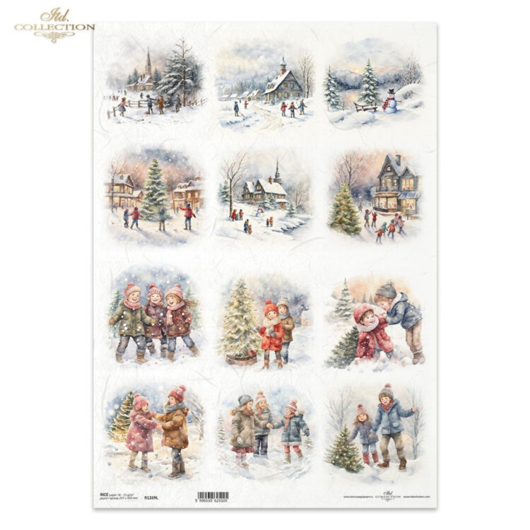 126900-1000x1000 HÂRTIE DE OREZ DECOUPAGE COLECTIE ITD A3 - R1269L - Imagine 1