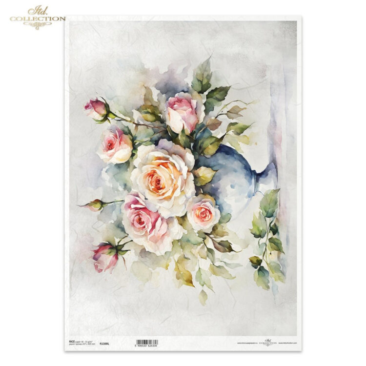 130027-1000x1000 HÂRTIE DE OREZ DECOUPAGE COLECTIE ITD A3 - R1300L - Imagine 1
