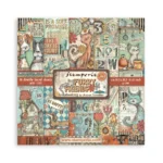 STAMPERIA FURRY FRIENDS BLOCK PAPER 20.3/20.3 CM - SBBS132