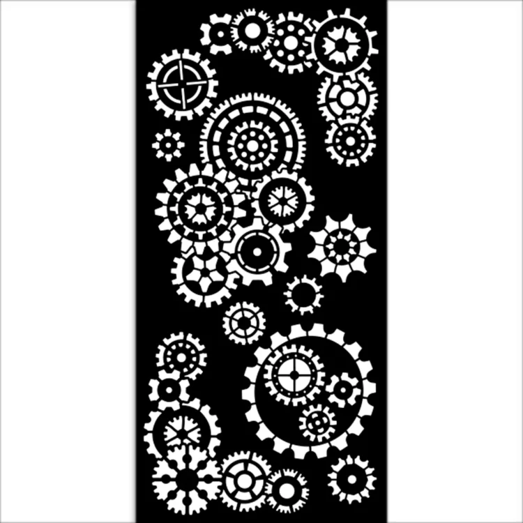 140030 STAMPERIA ECHIPAMENT PENTRU ȘABLON DE CRĂCIUN 12 X 25 CM - KSTDL140 - Imagine 1
