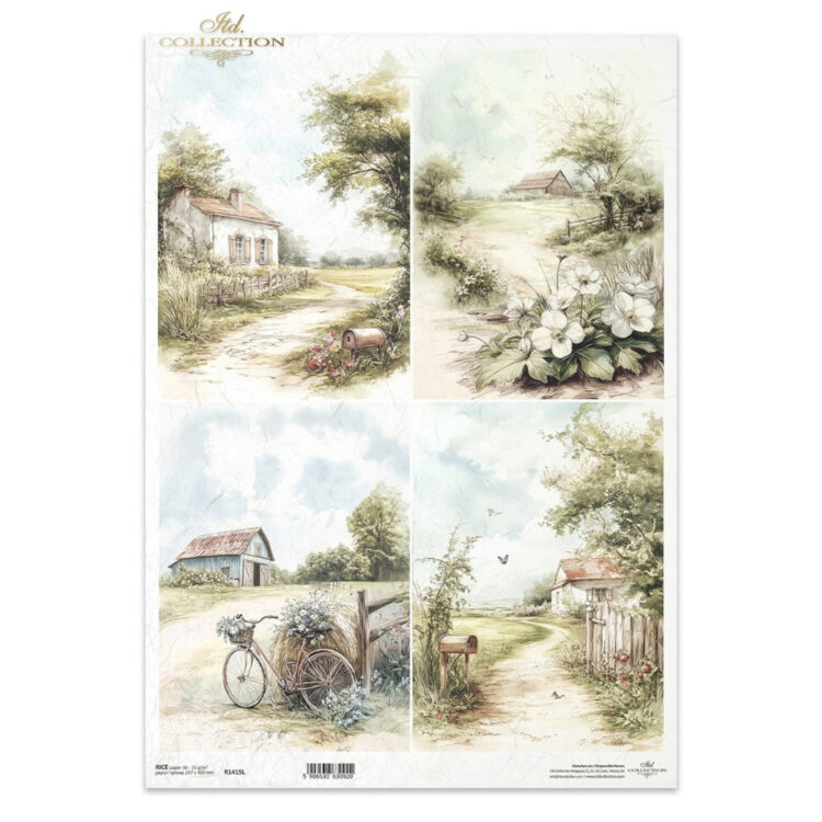 141501-1000x1000 HÂRTIE DE OREZ DECOUPAGE COLECTIE ITD A3 - R1415L - Imagine 1