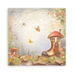 STAMPERIA ȘOPTEȘTE LEMN BLOC 20,3/20,3 CM -SBBSXB17 - Imagine 9
