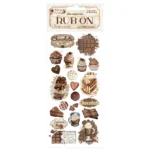 STAMPERIA CAFEA ȘI CIOCOLATĂ FREACĂ PE 10.16/21.6CM- DFLRB194