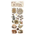 STAMPERIA CAFEA SI CIOCOLATA PE 10.16/21.6CM- DFLRB195