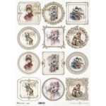 HÂRTIE DE OREZ DECOUPAGE COLECTIE ITD A3 - R0957L