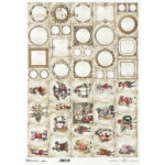 HÂRTIE DE OREZ DECOUPAGE COLECTIE ITD A3 - R0981L