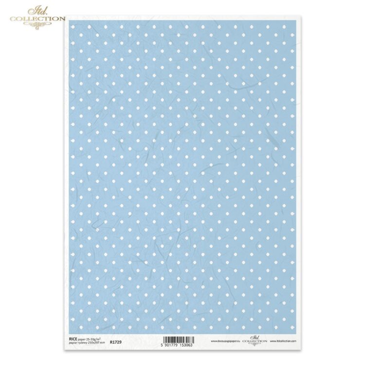 HÂRTIE DE OREZ DECOUPAGE COLECTIE ITD A4 - R1729 - Imagine 1