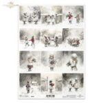 HÂRTIE DE OREZ DECOUPAGE COLECTIE ITD A4 - R2684