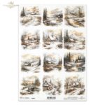 HÂRTIE DE OREZ DECOUPAGE COLECTIE ITD A4 - R2686
