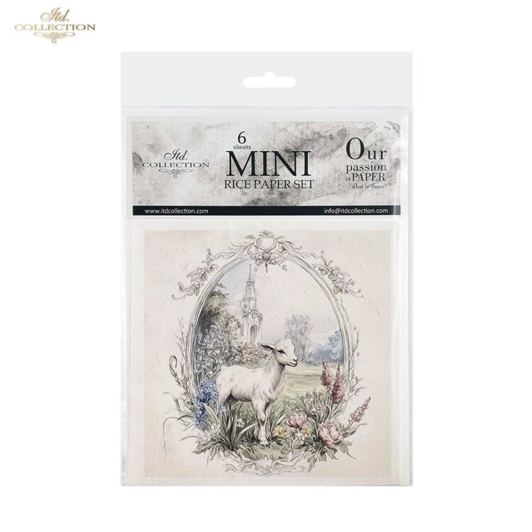 RSM164 COLECTIA ITD MINI HARTIE DE OREZ K-CT 6BUC 14.8X14.8CM - RSM164 - Imagine 1