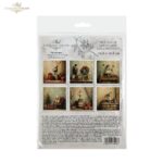COLECȚIA ITD MINI HÂRTIE DE OREZ K-CT 6BUC 14.8X14.8CM - RSM198 - Imagine 2