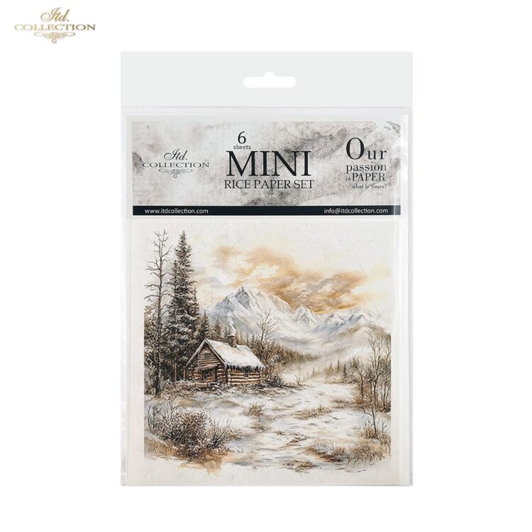 RSM205 COLECTIA ITD MINI HARTIE DE OREZ K-CT 6BUC 14.8X14.8CM - RSM205 - Imagine 1