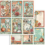 STAMPERIA FURRY FRIENDS CARTON 30.5/30.5CM - SBB1102