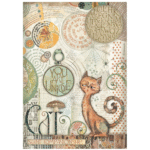 LUCRARE DECOUPAGE STAMPERIA FURRY FRIENDS A4 - DFSA41066