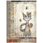 STAMPERIA FURRY FRIENDS DECOUPAGE HÂRTIE A4 - DFSA41067