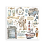 STAMPERIA SILENT SEA RUB PE KIT DFLRBX06 - Imagine 2