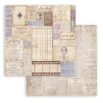 STAMPERIA QUIET DAYS BLOCK PAPER 20,3/20,3 CM - SBBS134 - Imagine 7