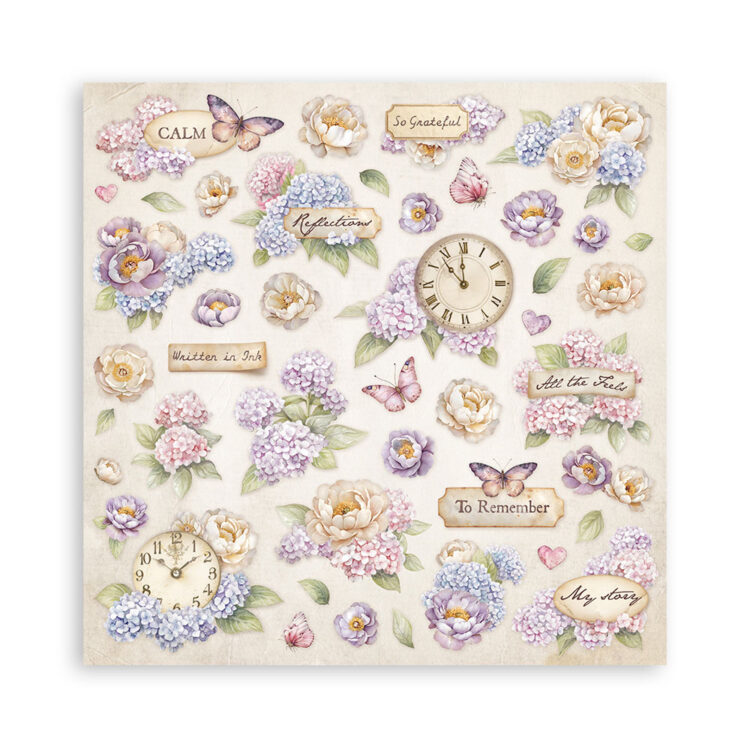 BLOCUL STAMPERIA QUIET DAYS 30,5/30,5 CM - SBBL178 - Imagine 2
