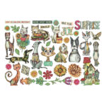 STAMPERIA FURRY FRIENDS EPHEMERA - DFLCT69 - Imagine 2