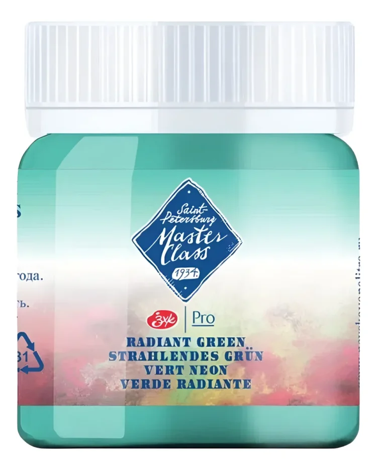720780 MASTER CLASS TEMPERA COMBAT 40 ML. - VERDE RADIANT 17203780 - Imagine 1