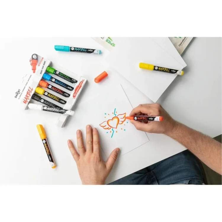 MARKER ACRILIC MARBEL 15 MM - ANTRACIT 158 - Imagine 5
