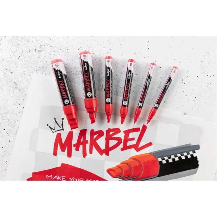 MARKER ACRILIC MARBEL 15 MM - ANTRACIT 158 - Imagine 4