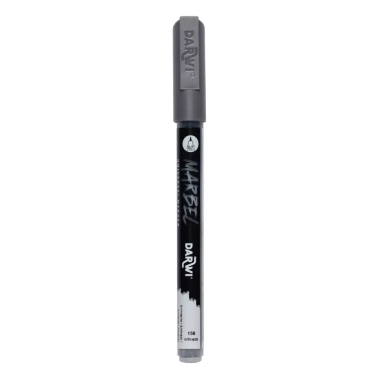 223158 1 MARKER ACRILIC MARBEL 0,7 MM - ANTRACIT 158 - Imagine 1