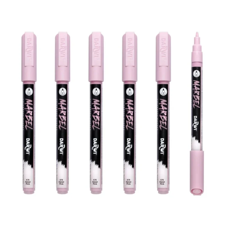 MARKER ACRILIC MARBEL 2 MM - ROZ DULCE 476 - Imagine 2