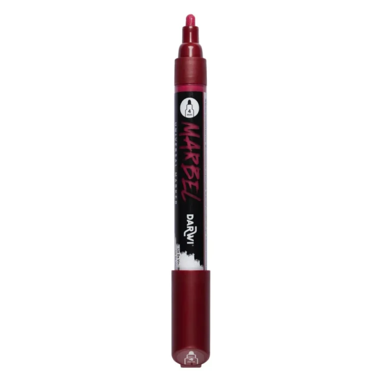 MARKER ACRILIC MARBEL 4 MM - WINE LEES 411 - Imagine 2