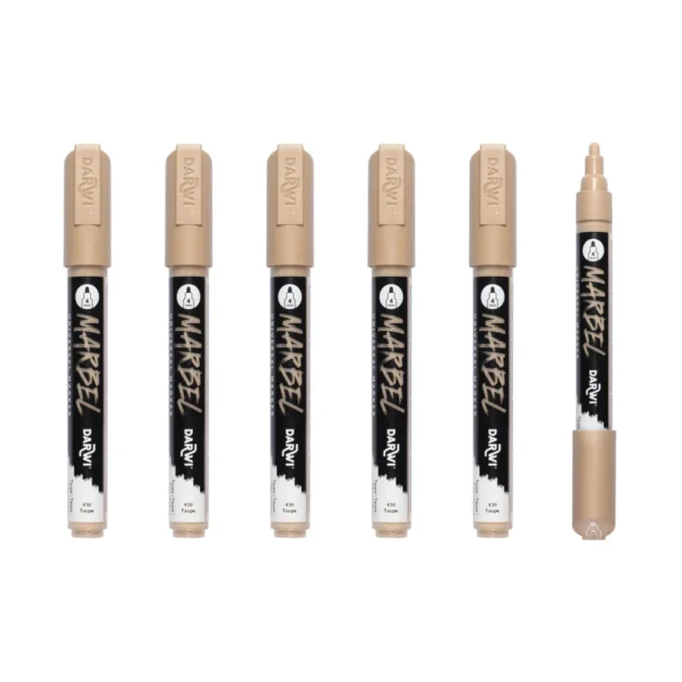 MARKER ACRILIC MARBEL 4 MM - TAUPE 430 - Imagine 2