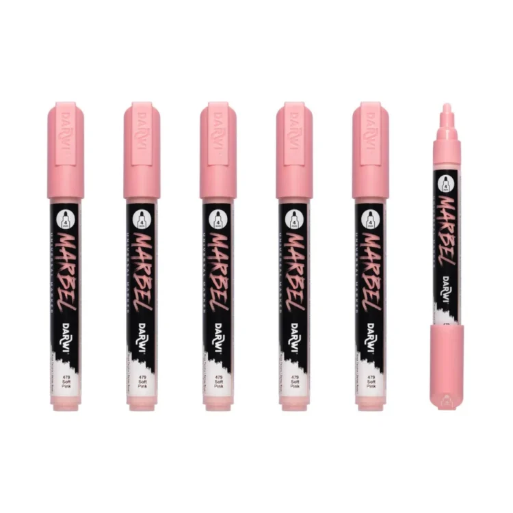 MARKER ACRILIC MARBEL 4 MM - ROZ PAL 479 - Imagine 2