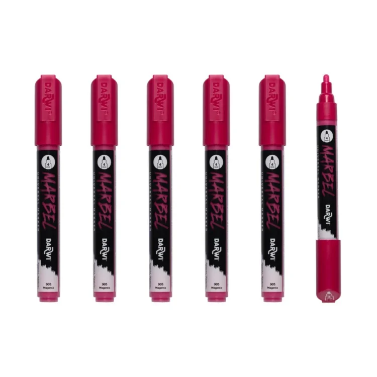 MARKER ACRILIC MARBEL 4 MM - MAGENTA 905 - Imagine 3