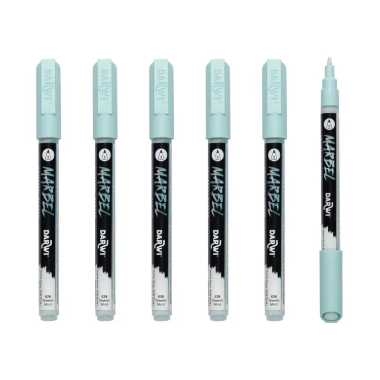 MARKER ACRILIC MARBEL 2 MM - SWEET MINT 628 - Imagine 2