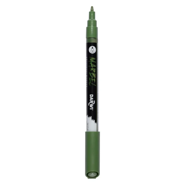 232685 2 MARKER ACRILIC MARBEL 2 MM - JUNGLE GREEN 680 - Imagine 1