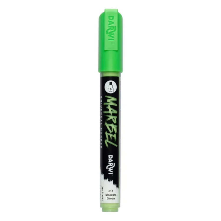 MARKER ACRILIC MARBEL 6 MM - MEADOW GREEN 611 - Imagine 1