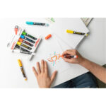 MARKER ACRILIC MARBEL 0,7 MM - ANTRACIT 158 - Imagine 5